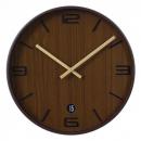 SPICE EDGE 壁掛け時計 AUTO DATE ブラウン 30cm おしゃれ ガレージライク