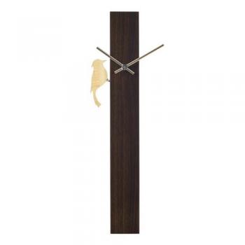 SPICE EDGE 振り子壁掛け時計 PILLAR ブラウン おしゃれ 高さ59.5