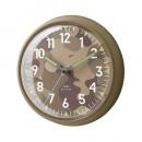 掛け時計 カモフラ柄 お部屋のイメージチェンジ カーキ カジュアル かっこいい 直径18.5