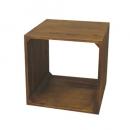 ウッドボックス アンティーク調雑貨 ブラウン シャビー 収納ケース 木製 ラック 高さ40