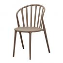 PPチェア ダイニングチェア 椅子 ポリプロピレン グレイ カジュアル オシャレ ポップ 高さ83