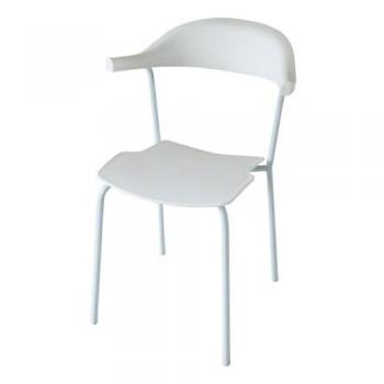 PPチェア ダイニングチェア 椅子 ポリプロピレン ホワイト カジュアル オシャレ ポップ 高さ82