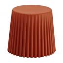 PPマルチ スツール 椅子 テーブル 収納ボックス オレンジ カジュアル オシャレ ポップ 直径47