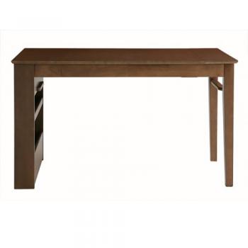 収納シェルフラック付 エクステンションテーブルベンチダイニングシリーズ【Emile】エミール