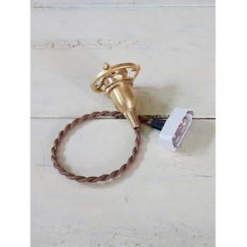 ペンダント E17用 BR 30cm 真鍮