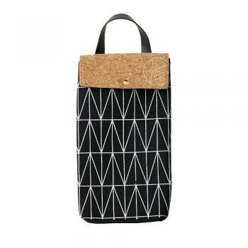 レジ袋ストッカー おしゃれ クラシック 便利 整理 保管 ビニール袋 ブラック 高さ28