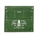 ウォールポケット エプロン型 おしゃれ カジュアル 手紙 収納 ファブリック グリーン 幅50