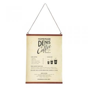 タペストリー ヴィンテージ調 アイボリー おしゃれ 個性的 インパクト 壁かけ ウォール 高さ40