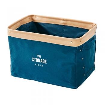 インナーボックス カラーボックス用 カジュアル おしゃれ ネイビー 撥水加工 整理 幅37