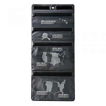 トラベルポーチ 小物入れ 旅行 トラベル 宿泊 ホテル 化粧品 雑貨 ブラック 高さ54.5