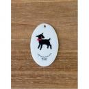 エナメルタグフェイバリットBL 5個セット かわいい ブラック 黒 サインプレート