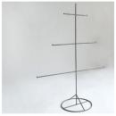 IRON ディスプレイ ラインスタンド シンプル アイアン グレー アクセサリー 高さ72.5