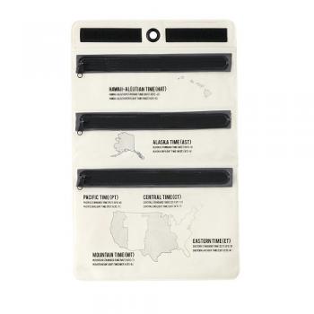 トラベルポーチ 小物入れ 旅行 トラベル 宿泊 ホテル 化粧品 雑貨 アイボリー 幅24