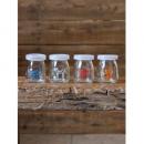 ヨーグルト&プリン瓶セット 食品保存容器 ガラス 瓶 おしゃれ キッチン用品  かわいい