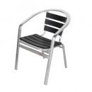 ALUMINUM CAFE CHAIR BLACKカフェチェアー ブラック おしゃれ 椅子 高さ74