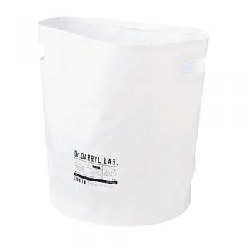 ランドリーバスケット カジュアル おしゃれ ホワイト 洗濯かご シンプル 清潔感 高さ35