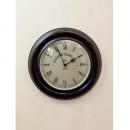 10インチクロック ダーク 壁掛け 時計 アンティーク調 おしゃれ ガラス マンゴーウッド 天然木