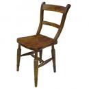 ウッドチェア 木製 椅子 ミディアムブラウン アンティーク調 おしゃれ シーシャムウッド 高さ88