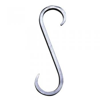 SフックL シルバー アイアン 掛ける アンティーク調 おしゃれ シンプル 銀色 シルバー