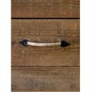 ハンドルL アンティーク調 おしゃれ シンプル 黒 ブラック 取っ手 引出し 竹 DIY