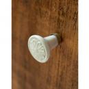 セラミックノブカービング ドアノブ かわいい おしゃれ DIY 取っ手 レトロ 彫 白 ホワイト