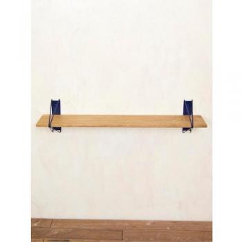 マウントシェルフM ブルー 木製 オーク ナチュラル 自然 シェルフボード おしゃれ DIY