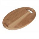 カッティングボードオーバルS ナチュラル まな板 木製 アカシア 木目が美しい 幅27