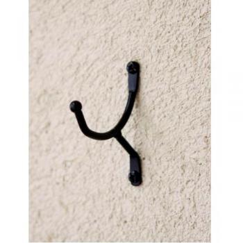 アイアンフックS 黒 6個セット アイアン おしゃれ シンプル 壁掛け フック 帽子 ストール掛