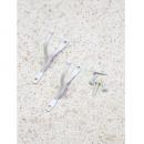 アイアンフックS 白 6個セット アイアン おしゃれ シンプル 壁掛け フック 帽子 ストール掛