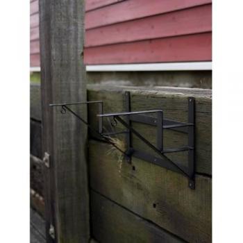 ポスト壁付台座A(箱形用) アンティーク調 アイアン 黒 おしゃれ 新聞受け DIY