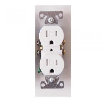 アース付コンセント ホワイト DIY タンブラースイッチ made in USA