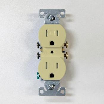 アース付コンセント ベージュ DIY タンブラースイッチ made in USA