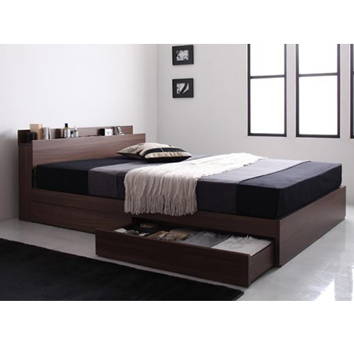 棚・コンセント付き【General】ジェネラル【マルチラススーパースプリングマットレス付き】