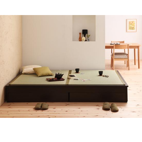 モダンデザイン畳収納ベッド【花梨】Karin