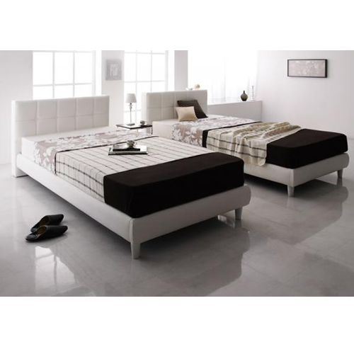 モダンデザインベッド【Gracia】グレイシア【ポケットコイルマットレス付】