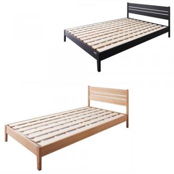 デザインパネルすのこベッド【Lira】リラ【国産ポケットコイルマットレス付】