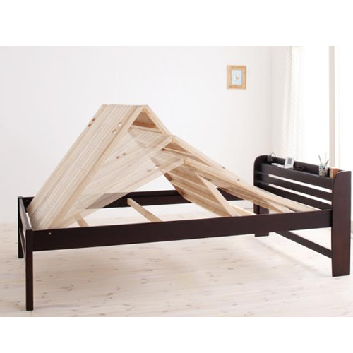 布団が干せるコンセント付きすのこベッド【ほせるんだ】