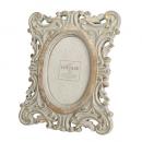 オーバルフォトフレーム マンゴーウッド 木製 おしゃれ アンティーク調 エレガント 縦24