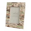 ミックスフォトフレーム マンゴーウッド 木製 おしゃれ アンティーク調 シャビー カラフル 縦21