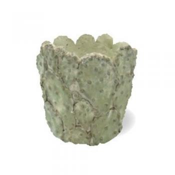 シーモカクタスポット01-L プランター 鉢 2個セット セメント グリーン おしゃれ 直径16