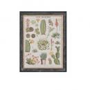 ウォールアートフレーム フレームD ボタニカル おしゃれ インテリア雑貨 額縁 高さ43