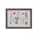 ウォールアートフレーム フレームH フラワー おしゃれ インテリア雑貨 額縁 高さ33