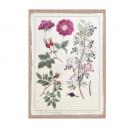 ジュートキャンバス キャンバス06 フラワー おしゃれ インテリア雑貨 額縁 高さ70