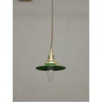 スモールシェード エナメル GR グリーン ランプシェード 照明器具 ペンダントライト用 高さ20