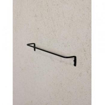 アイアンタオルレールSブラック アイアン タオルハンガー シック ハンガー 幅260