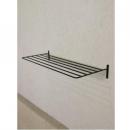 アイアンシェルフLブラック アイアン サニタリー シック 棚 アンティーク調 幅500