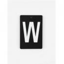 アイアンプレートW③ 3個セット アルファベットオブジェ ブラック おしゃれ カジュアル 高さ60