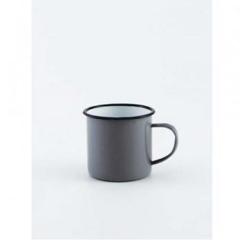 カラーマグ チャコール 2個セット シンプル キッチン用品 ホウロウ おしゃれ 300ml