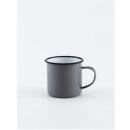 カラーマグ チャコール 2個セット シンプル キッチン用品 ホウロウ おしゃれ 300ml