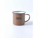 マグカップ ブラウン ② 2個セット シンプル キッチン用品 ホウロウ おしゃれ 300ml